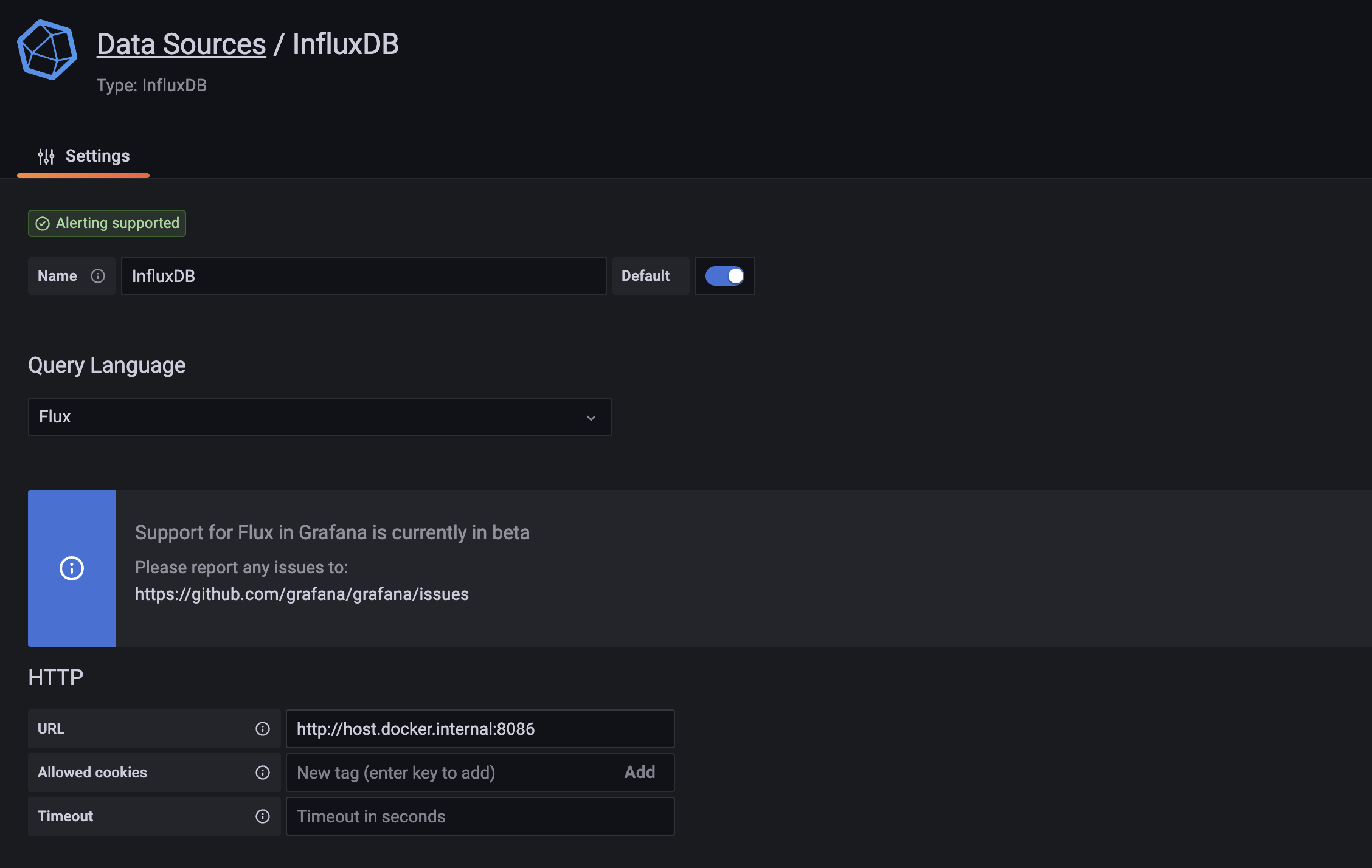 Grafana Flux 1